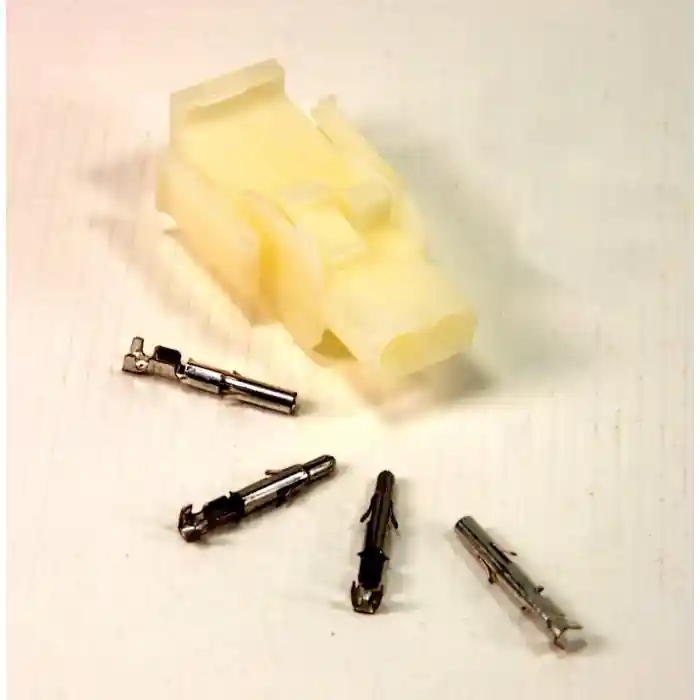Time-Limited AMP/TYCO ELECTRONICS - 1-480698-0 - 1-480699-0 Plug socket set with pins.