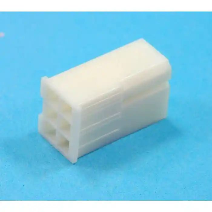 Unidentified MFG - 4-454 - Connector, header. Molex type, Female 6 position (3 x 2). Don’t Miss Out