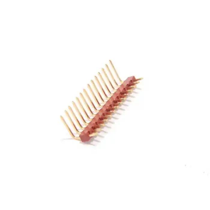 Clearance Gould 1-287493-14 - 8-085 - Connector, Header. Male 14 Pin. Right Angle, Gold Plating, Package of 10.