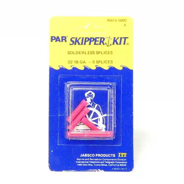 ITT - 4-184 - RED BUTT SPLICES/SKIPPER KIT, 5 PCS PER PACKAGE Price Drop