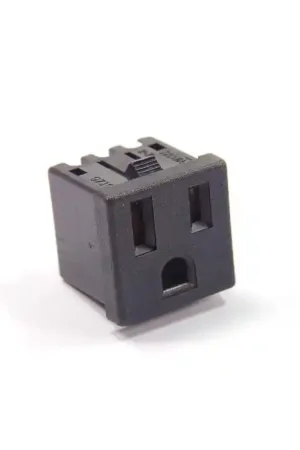 Luxury INALWAYS - 0710 - Connector, Power. Nema 15Amp 125VAC 2P 3 Wire. Package of 2.
