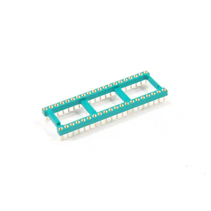 Place Order EMC - 4-107 - Connector, IC Socket. 40 DIP , Adapter, Solder Type Round Gold Plated Machined Pins. New.