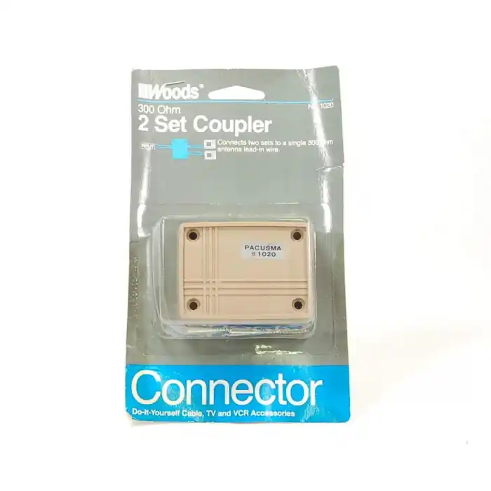 WOODS - 1020 - Antenna Coupler. 300 Ohm 2 Output Coupler / Adapter / Splitter. Exclusive Offer