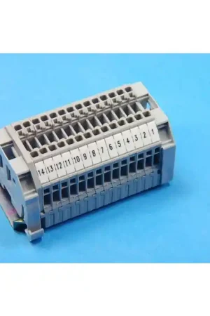 WAGO - 208-002/676-000 - Connector, Rail Mount Terminal Block. 14 x 2. Super Sale
