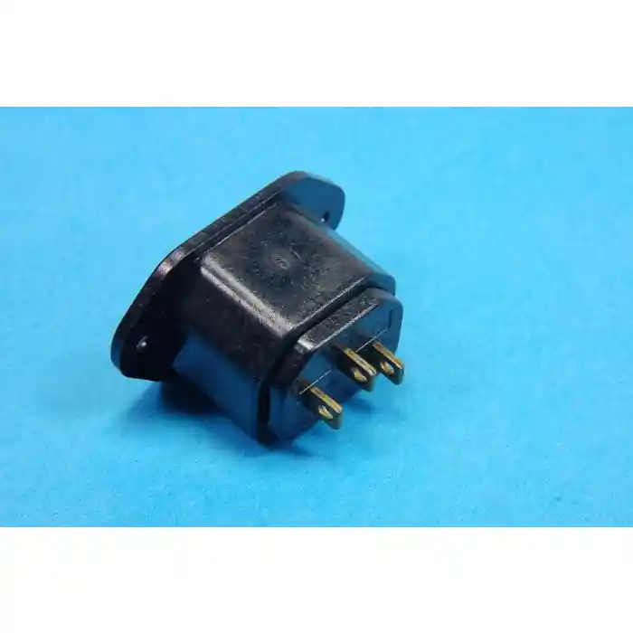SWITCHCRAFT - EAC-306 - EAC-306-15A - Connector, AC. Power Entry, 3 Contact Female Receptacle, 15Amp 125/250VAC. Limited Edition