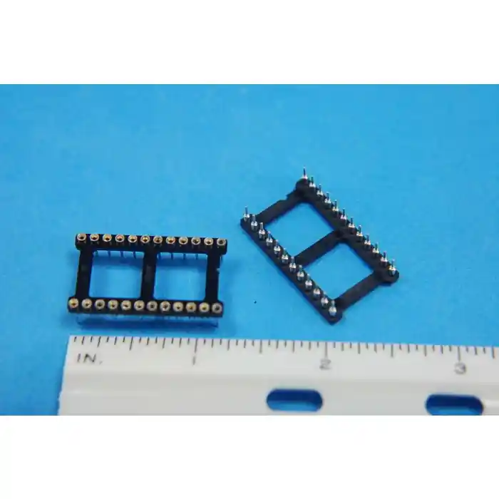 Sale ROBINSON - NUGENT - ICE246STG - IC Socket. 24 Dip Wide. Gold Plated Machined Contacts.