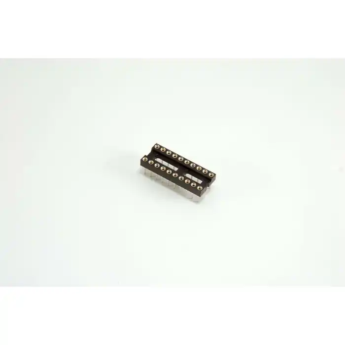 Trending ROBINSON - NUGENT - ICE203STG - Connector, IC Socket. 20 Dip. Machined Pins, Gold Contacts.