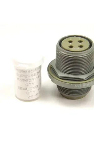 Crafted J-TECH - MS3404D20-4S - Connector, circular. Female 4 position. Flange.