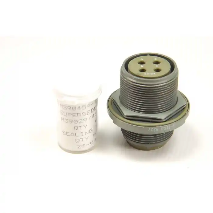 Crafted J-TECH - MS3404D20-4S - Connector, circular. Female 4 position. Flange.