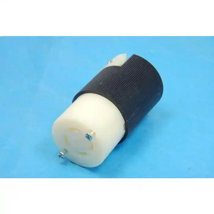Limited Time HUBBELL - HBL2723 - HBL2723/27CM23/2723 - Connector, Power. 30 Amp., 3 Phase, 3Pole, 4Wire, Nylon Black/White.