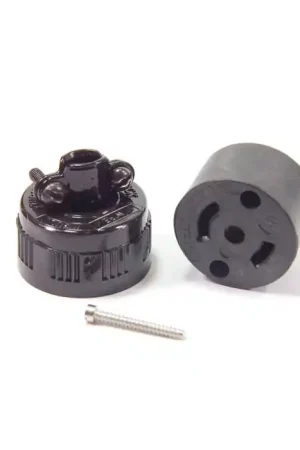 Original HUBBELL Wiring Device-Kellems -7484 - HBL7484 - Connector, Power. Twist-lock (F) 3-wire polarized 15Amp 125/250V.