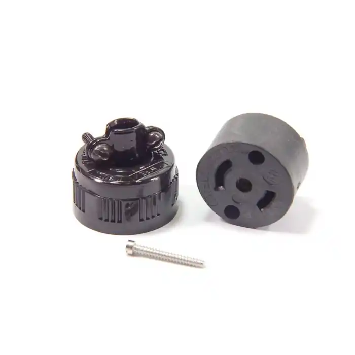 Original HUBBELL Wiring Device-Kellems -7484 - HBL7484 - Connector, Power. Twist-lock (F) 3-wire polarized 15Amp 125/250V.