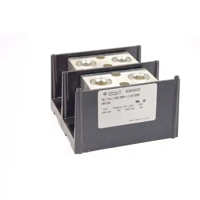 Mersen GOULD/SHAWMUT - 69002 - Connector, Power Distribution Block, 545 Amps, PDB 2Pole. New Release