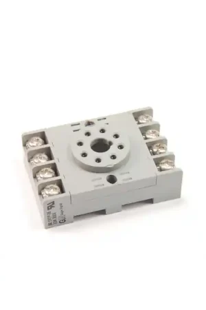 EAGLE SIGNAL - SR2P-06 - Relay Socket, 8 Pin Octal, 10Amp, Universal Din Rail. Premium