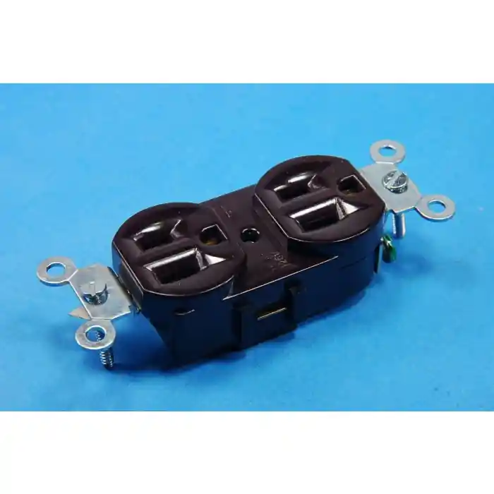 Shop Now ELECTRACRAFT - 52-06200 - Duplex receptacle, 3 Wire 15Amp 125VAC.