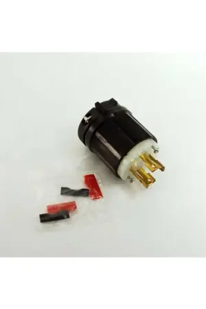 COOPER WIRING DEVICES - CWL1430P - Connector, power. 3P 30Amp 125/250VAC. Direct From Manufacturer