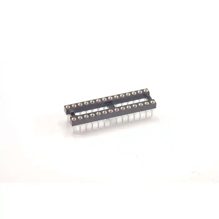 Money Back Guarantee ANDON - 101-328-01S-P29-B12 - Connectors, IC Sockets. 28 Dip. Machined Gold