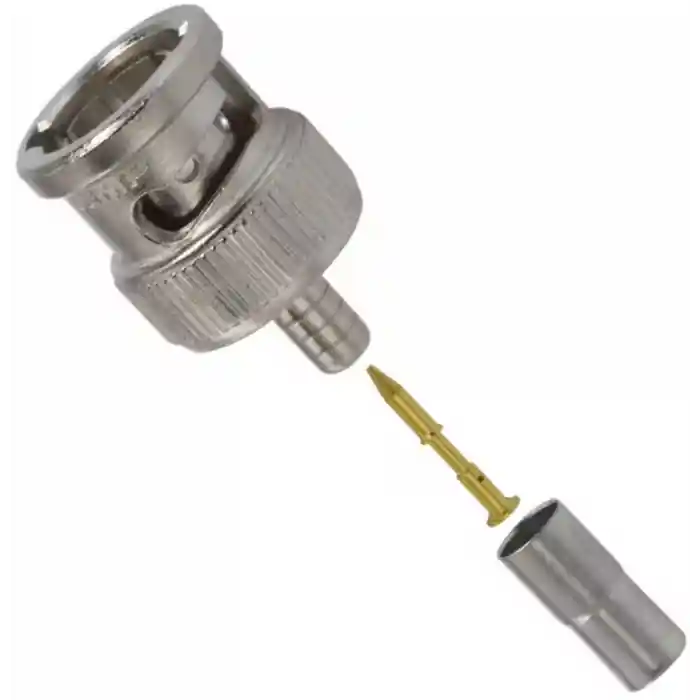 AMP/TYCO ELECTRONICS - 1-221185-5 - Connector, BNC. 75 Ohm, Crimp. Exclusive