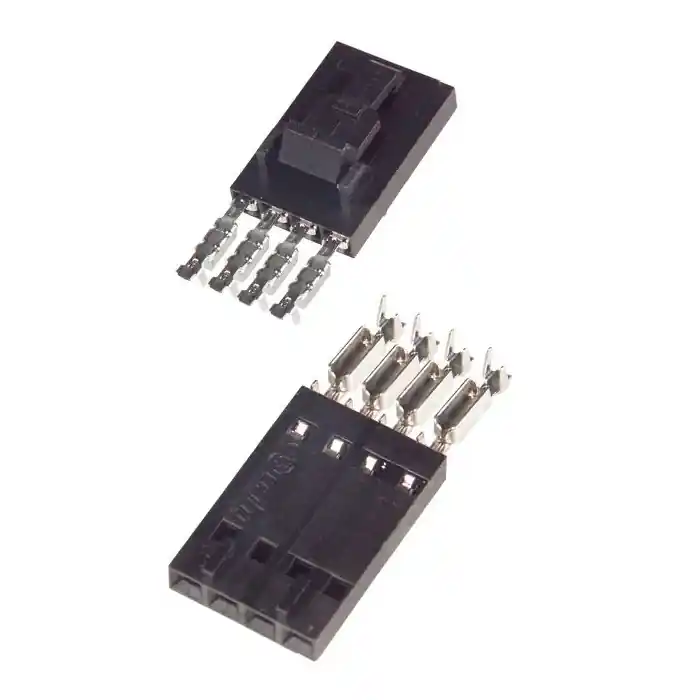 TE Connectivity AMP INC - 103957-3 - Connector Receptical, 4 Position, IDC Gold Authentic