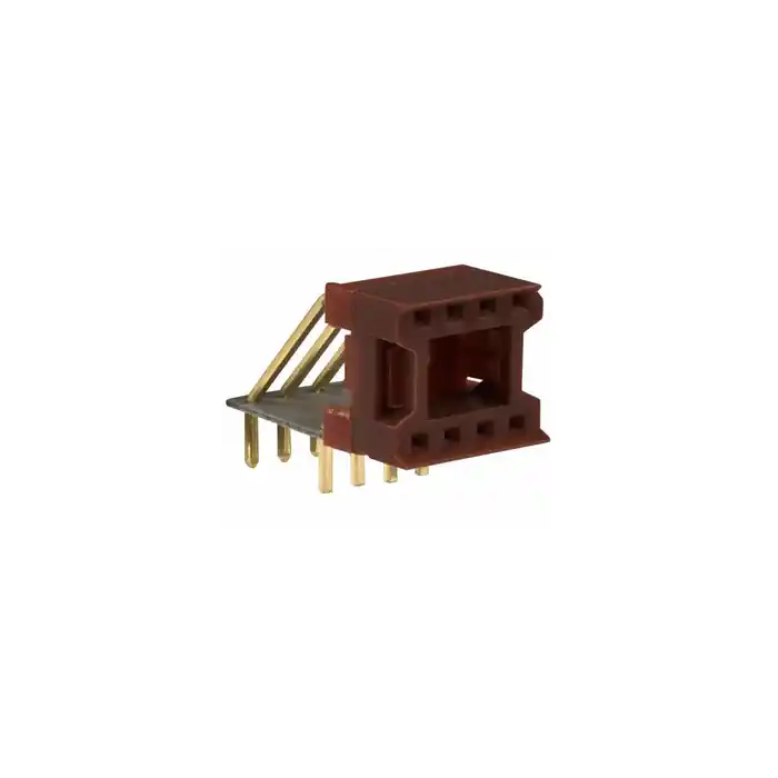 AIRES - 8-823-90C - Connector, Vertisockets™ 800 IC Socket. Right Angle 8 DIP. Next Day Delivery