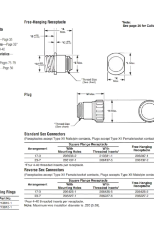 TE Connectivity - 206226-1 - Connector, circular. 7 Pos M. Same Day Shipping