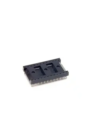SCANBE - SOCKET004 - Connector, IC socket. 24 Dip, wide. Buy Direct