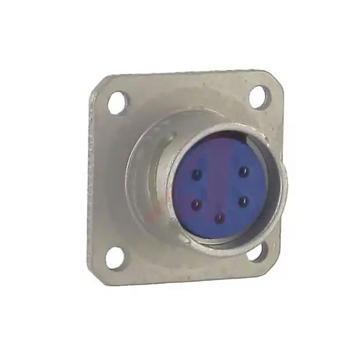 While Supplies Last AMPHENOL - 165-36 - MIL-C-5015 Circular SKT 5 POS Solder ST Panel Mount 5 Terminal