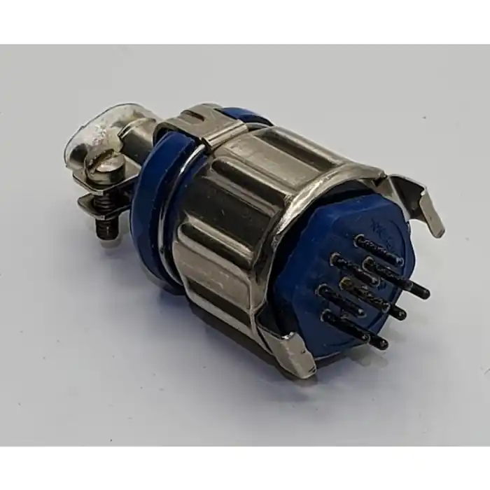 Amphenol – WPI - 126-220 – Miniature Hexagonal Connector. Industrial Plug, 9 Pin Male. Used/Removed from Equipment. Limited Edition