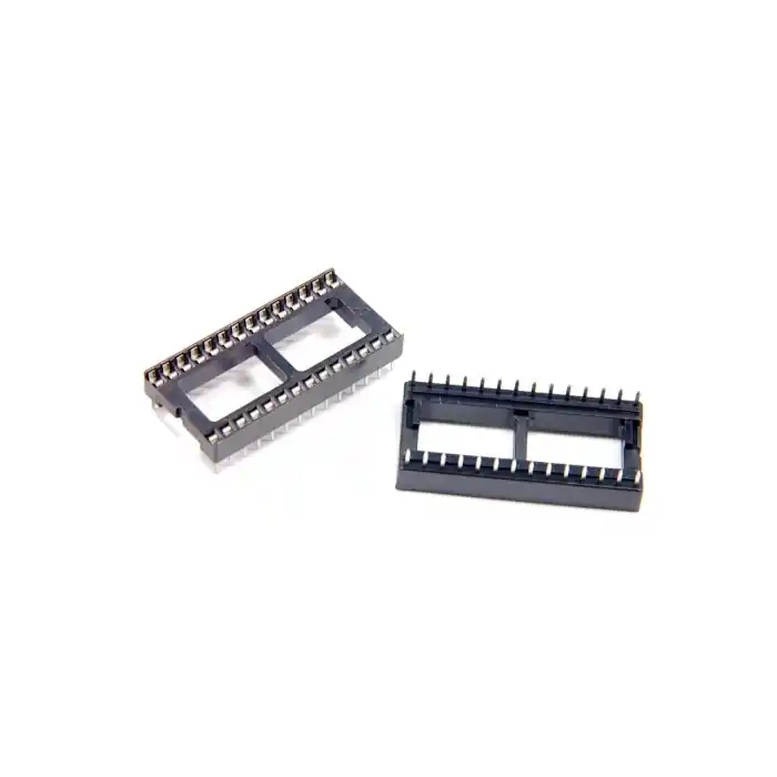 Modern TE Connectivity - AMP INC - SOCKET005 - 1-1571552-0 - Connector, IC socket. 28 Dip, wide.