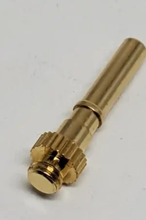 Cambion Custom - M4x0.7mm - Gold Plated Aluminum Terminal Post / Turret / Contact, M4 x 0.7MM Thread, 20mm Length. Certified
