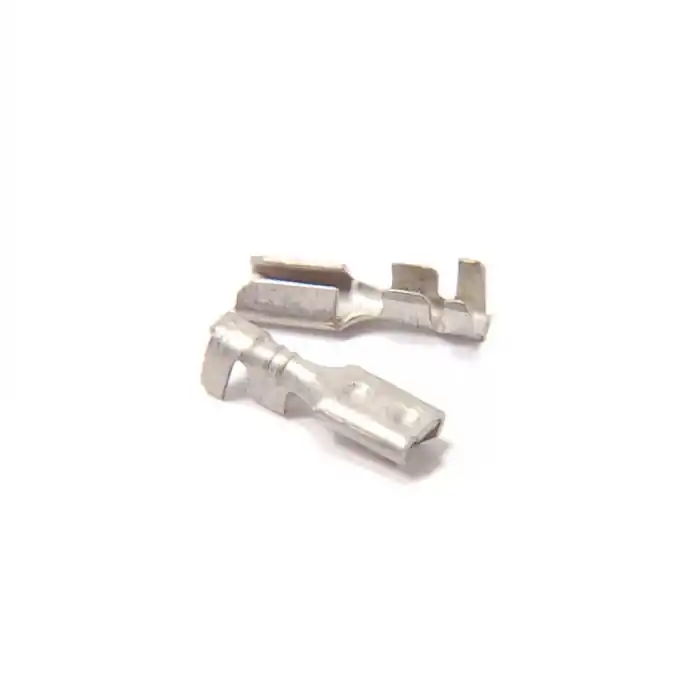 Weekend Sale TE Connectivity Amp Inc - 60826-1 - Connector, Solderless Terminal. Female 1/8" QC, crimp. Package of 100.