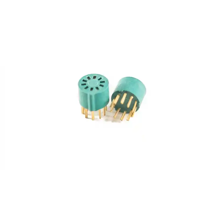Must Have Motorola - HEPA0451 - Connector, IC socket. 10 Pin round. Package of 2. New.