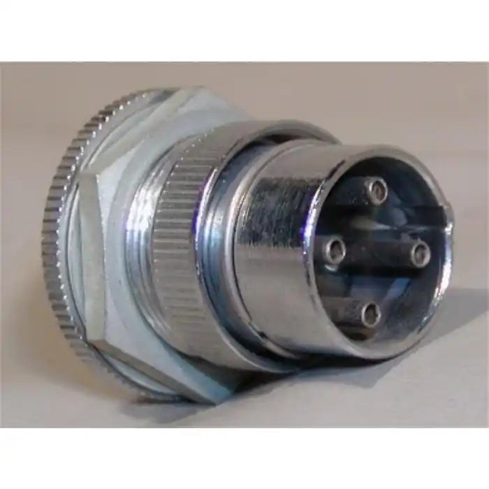 AMPHENOL - 91-PC4M - 4 PIN DIN (M) OLD STYLE AUDIO CONN METAL AMPHENOL While Supplies Last