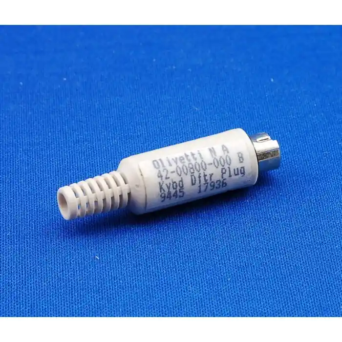 Weekend Sale Olivetti N A - 42-00800-000 B - Connector, Din. Male 6 pin. (PS-2 style key board plug).