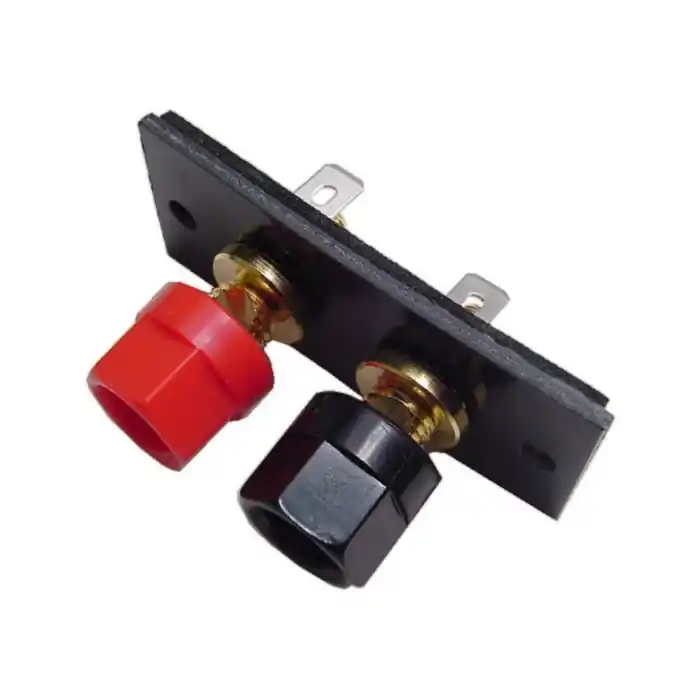Bulk Order Calrad - 90-758 - Connector, Binding Post. Spring loaded, Push Button. Package of 2