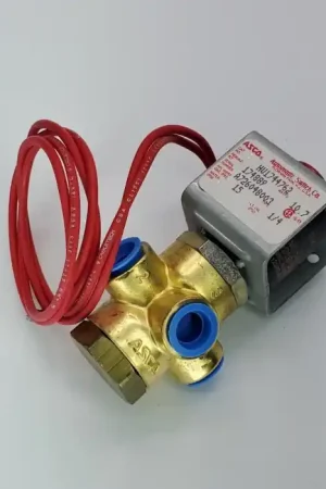 Place Order ASCO - Automatic Switch Co - HV1744762 - Red Hat - 3-Way Solenoid Valve 15PSI Air, Inert Gas, Water, 1/4"NPT 120VAC