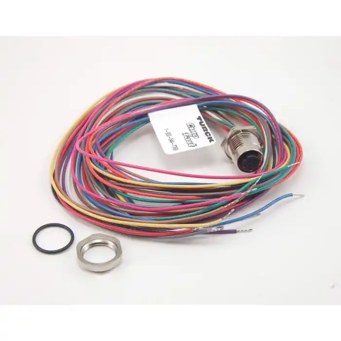 Bulk Order TURCK - FKFD12-0.8 - M12 Eurofast Receptacle Female Connector Rear Mount Cordset 12-pin Panel Mount Socket, New