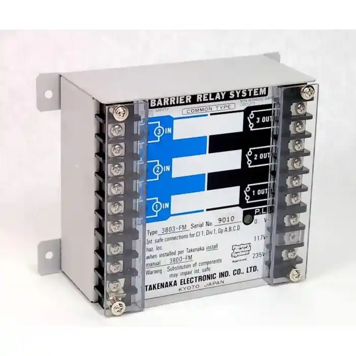 TANENAKA ELECTRONIC IND - 3803FM - Barrier Relay System 3-In 3-Out Haz-Locations Worldwide Shipping