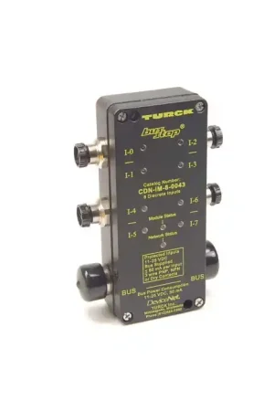 TURCK - CDN-IM-8-0043 - Bus Stop Interlink BT Block, 8-Input Side Mount Heavy Duty Device Net Station Premium