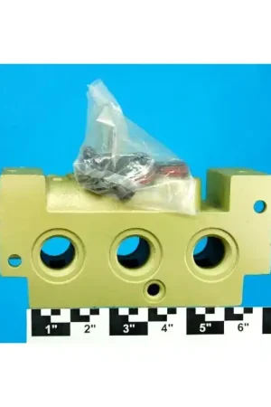 ROSS ENGINEERING - 8076B3361 - 24VDC Manifold Sub Base No. 555K91. Seasonal Sale