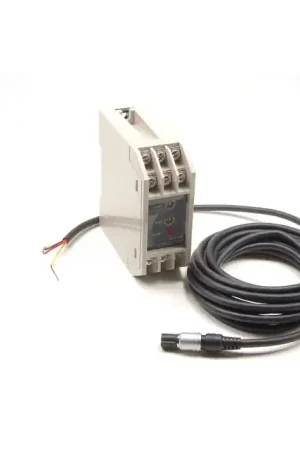 New Arrival KEYENCE - AT-210 - Digital Contact Sensor Amplifier Control Module, w/9 foot 4 conductor cable, New