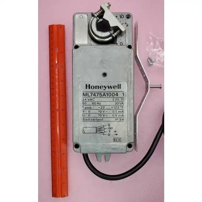 HONEYWELL - ML7475A1004 - Direct Coupled Rotary Actuator, Spring Return, 105 LB-In Torque New Brand New