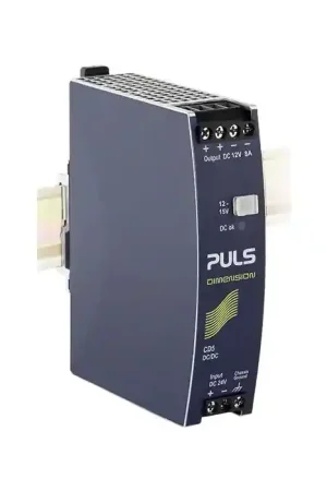 Fast Shipping PULS - CD5.121 - DC/DC Converter, DIN Rail Supply, In 24VDC, Output 12VDC 96W - New