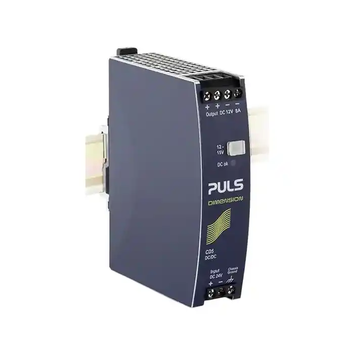 Fast Shipping PULS - CD5.121 - DC/DC Converter, DIN Rail Supply, In 24VDC, Output 12VDC 96W - New
