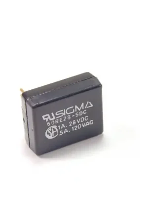 Fast Shipping SIGMA - 60RE2S-5DC - Relay, power. DPDT 5VDC.