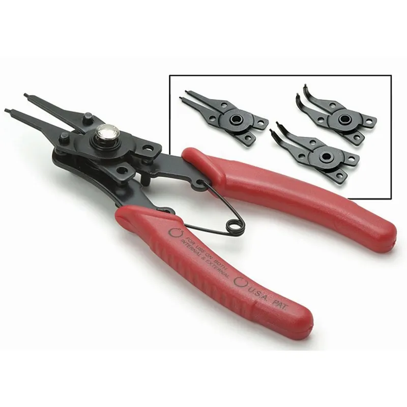 Price Cut Convertible Internal-External Snap Ring Plier Set - Titan