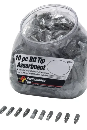 Direct From Factory Bit Tip Assortment - 40-Pc - Wilmar - Performance Tool