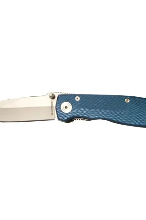 4-3/4" Folding Knife with Stainless Steel Blade and Blue Diamond - Sarge Cheap