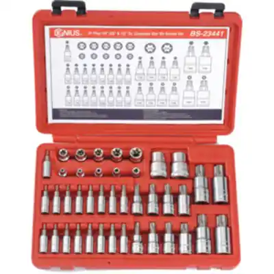 Fast Shipping Torx Master Socket Set - 41-Pc - Genius Tools