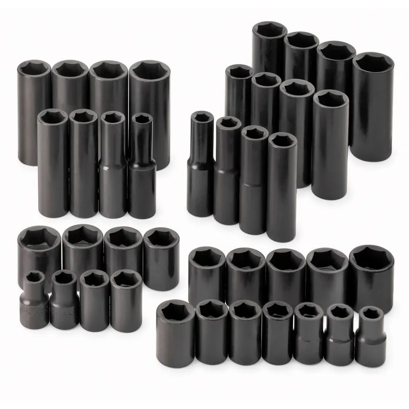 3/8" Drive 6 Point Fractional/Metric Impact Socket SuperSet - 40 - SK Hand Tool Cheap